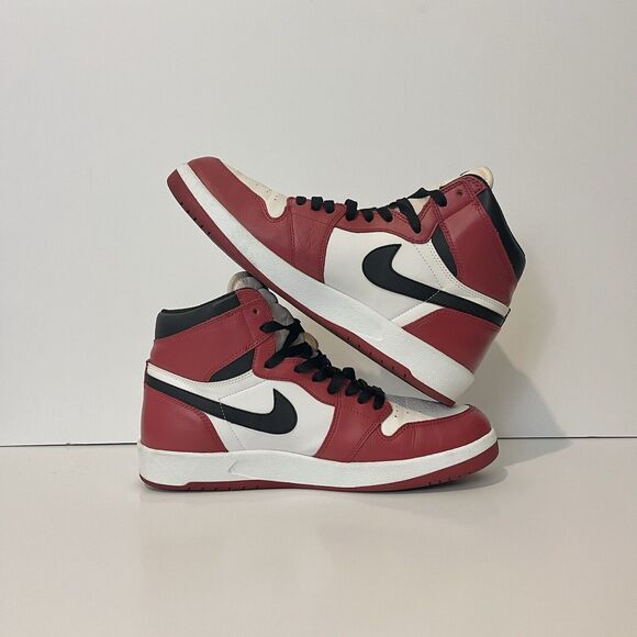 2015 Air Jordan 1.5 Chicago Wht Blk Red 768861-601 Last Dance MJ Rare Sz 10 - Picture 6 of 8